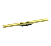 Hansgrohe Caniveau RainDrain Flex 56051990 80 cm, kit de finition, mural, raccourcissable, or poli
