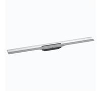 Hansgrohe Caniveau de douche RainDrain Flex 56052800, 90 cm, kit prêt à l'emploi, optique inox