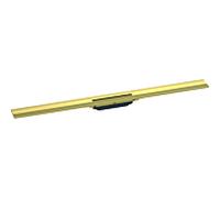 Hansgrohe Caniveau douche RainDrain Flex 56053990 100 cm – kit finition, raccourcissable, or poli