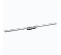 Hansgrohe Caniveau de douche RainDrain Flex 1200 mm courbé montage mural acier inoxydable brossé