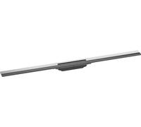 hansgrohe RainDrain Flex - Caniveau de douche linéaire 1000 mm, Siphon de sol découpable pour montage libre, Chromé, 56046000