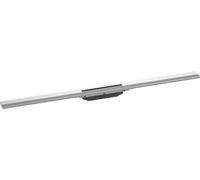 hansgrohe RainDrain Flex Set de finition Caniveau de douche 1000mm courbé, 56046800, Couleur: acier inoxydable brossé