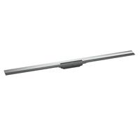 hansgrohe RainDrain Flex - Caniveau de douche linéaire 1200 mm, Siphon de sol à découper pour installation contre le mur, Chromé, 56054000