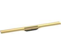 Hansgrohe Caniveau de douche RainDrain Flex 900 mm courbé montage mural optique en or poli 56052990