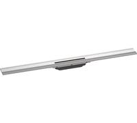 Hansgrohe Caniveau de douche RainDrain Flex 56052800, 90 cm, kit prêt à l'emploi, optique inox