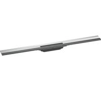 hansgrohe RainDrain Flex caniveau de douche 56052000 90cm, kit de finition, peut être raccourci, pour montage mural, chromé