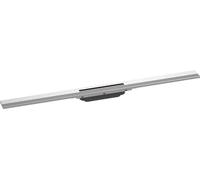 hansgrohe RainDrain Flex - Caniveau de douche linéaire 900 mm, Siphon de sol découpable pour montage libre, Acier inoxydable brossé, 56045800