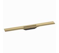 hansgrohe RainDrain Flex Set de finition Caniveau de douche 800mm courbé pour montage mural, 56051, Coloris: Bronze brossé - 56051140