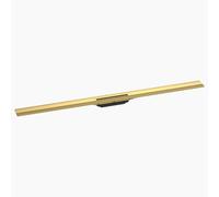 hansgrohe RainDrain Flex Set de finition Caniveau de douche 1200mm courbÃ© pour montage mural, 56054, Coloris: Optique en or poli - 56054990