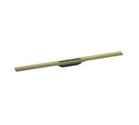 hansgrohe RainDrain Flex caniveau de douche 56046140 100cm, kit de finition, peut être raccourci, bronze brossé