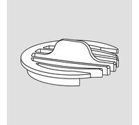 hansgrohe RainDrain Go Filtre à cheveux, 87843000,
