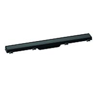 hansgrohe RainDrain Match caniveau de douche 56037610 70cm, set de finition, avec Rahmen réglable en hauteur, noir