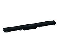 hansgrohe RainDrain Match caniveau de douche 56037670 70cm, kit de finition, avec cadre réglable en hauteur, noir mat