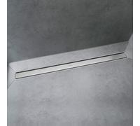 Hansgrohe Caniveau de douche RainDrain Match 800 mm, set de finition, cadre réglable, inox brossé