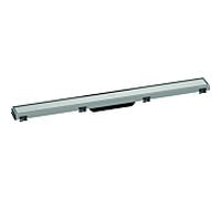 hansgrohe RainDrain Match Set de finition caniveau de douche 800mm avec cadre réglable en hauteur, 56038800, Couleur: acier inoxydable brossé