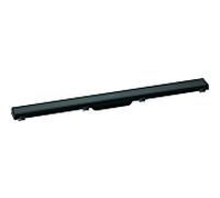 hansgrohe RainDrain Match Set de finition Caniveau de douche 900mm avec cadre réglable en hauteur, 56040, Coloris: Noir - 56040610