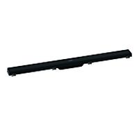 hansgrohe RainDrain Match caniveau de douche 56040670 90cm, kit de finition, avec cadre réglable en hauteur, noir mat