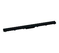hansgrohe RainDrain Match caniveau de douche 56041670 100cm, kit de finition, avec cadre réglable en hauteur, noir mat