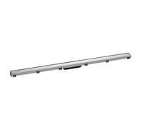 hansgrohe RainDrain Match caniveau de douche 56042800 120cm, set de finition, avec Rahmen réglable en hauteur, acier inoxydable brossé