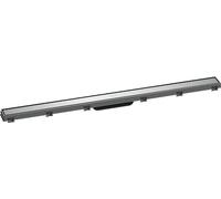 hansgrohe RainDrain Match - Caniveau de douche linéaire 1000 mm, Siphon de sol avec cadre réglable en hauteur, Chromé, 56041000