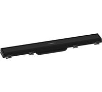 hansgrohe RainDrain Match - Caniveau de douche linéaire 600 mm, Siphon de sol avec cadre réglable en hauteur, Noir mat, 56036670
