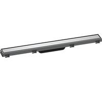 hansgrohe RainDrain Match - Caniveau de douche linéaire 700 mm, Siphon de sol avec cadre réglable en hauteur, Chromé, 56037000