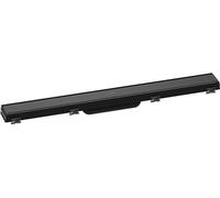hansgrohe RainDrain Match - Caniveau de douche linéaire 700 mm, Siphon de sol avec cadre réglable en hauteur, Noir, 56037610