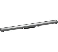 hansgrohe RainDrain Match - Caniveau de douche linéaire 900 mm, Siphon de sol avec cadre réglable en hauteur, Chromé, 56040000