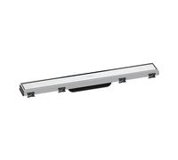 hansgrohe Caniveau de douche RainDrain Match 56036800 60cm, set de finition, avec Rahmen réglable en hauteur, acier inoxydable brossé