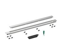 Hansgrohe RainDrain Match Plus kit fini gouttière de douche 1200, réglable en...
