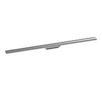 hansgrohe RainDrain Original Set de finition Caniveau de douche, 1200mm, hauteur rÃ©glable, acier inoxydable brossÃ©, 56201800 - 56201800