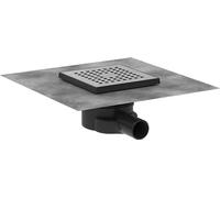 hansgrohe RainDrain Point set complet 56248800 bonde ponctuelle, 150 x 150 mm, acier inoxydable brossé