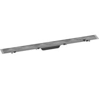 hansgrohe RainDrain Rock - Caniveau de douche linéaire 800 mm, Siphon de sol découpable et carrelable, 56031000