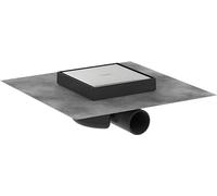 hansgrohe RainDrain Spot Grille de recouvrement d’évacuation 150/150 avec trous d’ouverture, carrelable sur la partie arrière, 56112800,