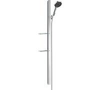 Hansgrohe Ensemble de douche Rainfinity 130 - 3 jets, barre 150 cm, porte-savon, chromé