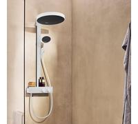 hansgrohe Rainfinity set de douche 26853700 avec thermostat, taille de pomme de douche 360 mm, blanc mat