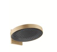 hansgrohe Rainfinity Douche de tête 360 1 jet avec raccord mural, bronze brossé, 26230140