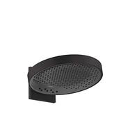 hansgrohe Rainfinity Douche de tête 360 3 jet avec raccord mural, noir mat, 26234670