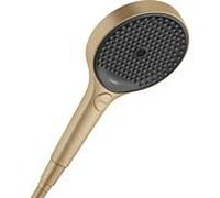 Hansgrohe Douchette à main Rainfinity 130 – 3 jets, 130 mm, 9 l/min – Bronze brossé