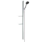 Hansgrohe Ensemble de douche Rainfinity 130 - 3 jets, barre 150 cm, porte-savon, chromé