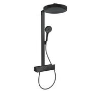 Hansgrohe Rainfinity ensemble de douche mural avec thermostat avec douche pluie noir 26853670