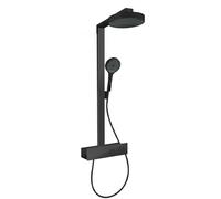 Hansgrohe Rainfinity ensemble de douche mural avec thermostat noir 28742670