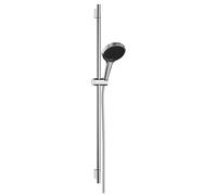 Hansgrohe Ensemble de douche Rainfinity 130 – EcoSmart 3 jets, S Puro, barre 900 mm, chrome 28744000