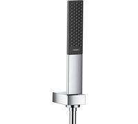 hansgrohe Rainfinity Ensemble support mural et douchette 100 1 jet avec flexible de douche 125 cm, chromé, 26857000
