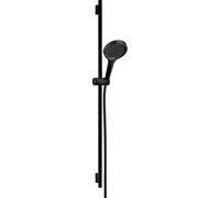 hansgrohe Rainfinity Set de douche 130, 3jet, S Puro Barre de douche 900mm, 28743670, Couleur: noir mat