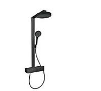 hansgrohe Rainfinity systÃšme de douche 250, 1 type de jet Ã©conomisant leau, ShowerTablet 350, 28742, Coloris: Noir Mat - 28742670