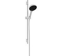 hansgrohe Rainfinity Set de douche 130, EcoSmart, 3jet, S PURO Barre de douche 650mm, 28746700, Couleur: Blanc mat