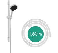 hansgrohe Rainfinity Set de douche 130, 3jet, S PURO Barre de douche 650mm, 28745700, Couleur: Blanc mat