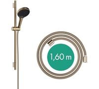 hansgrohe Rainfinity Set de douche 130, 3jet, S PURO Barre de douche 650mm, 28745140, Couleur: Bronze brossé