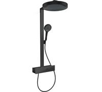 hansgrohe Rainfinity set de douche 26853670 avec thermostat, taille de pomme de douche 360 mm, noir mat